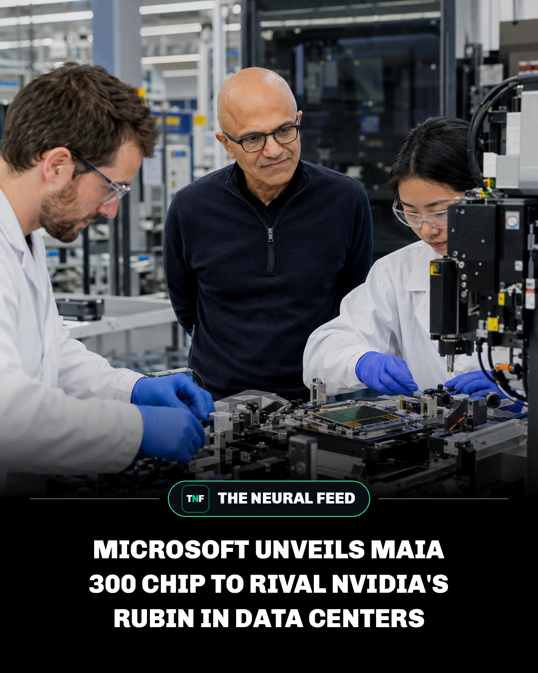 Microsoft Unveils Maia 300 Chip to Rival NVIDIA's Rubin in Data Centers