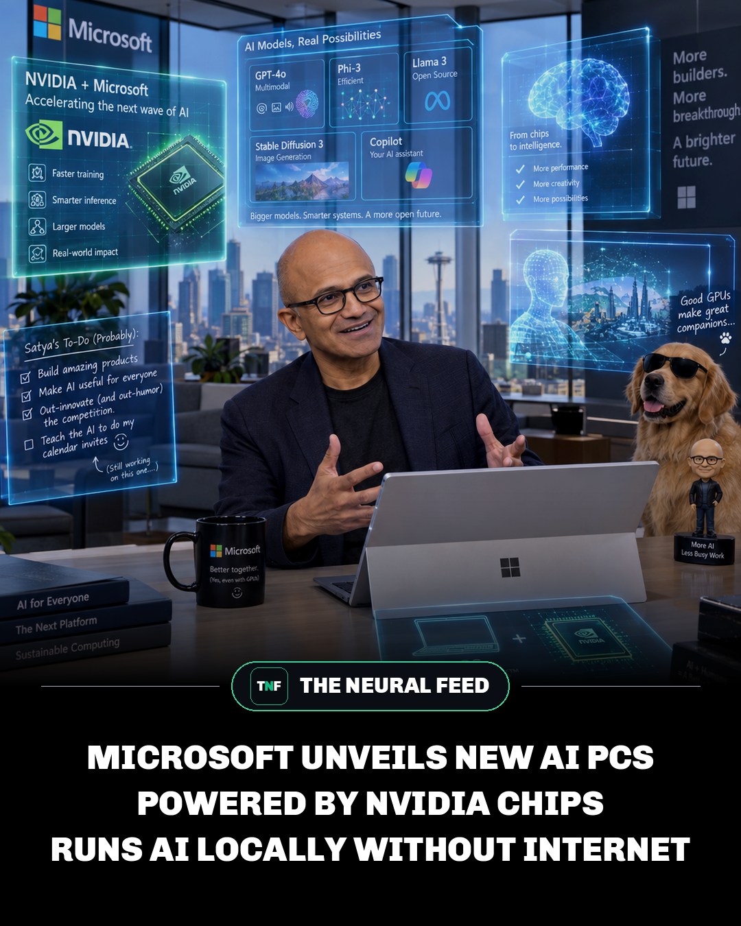 Microsoft Releases New Surface PCs with NVIDIA Chips for Local AI Processing