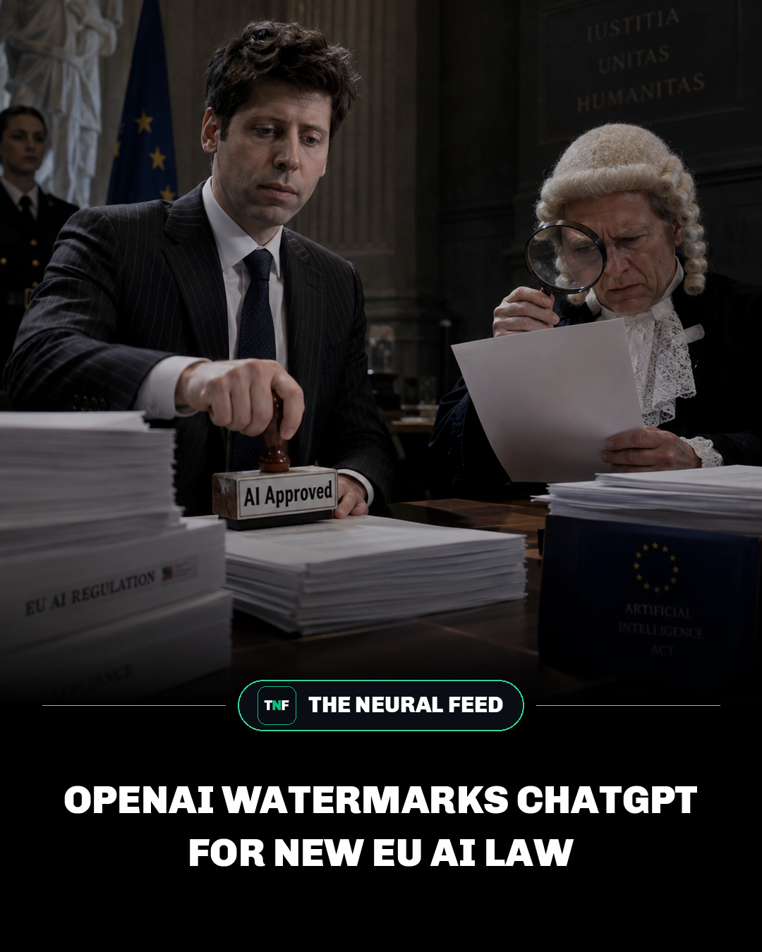 OpenAI Watermarks ChatGPT Text for New EU AI Act Compliance