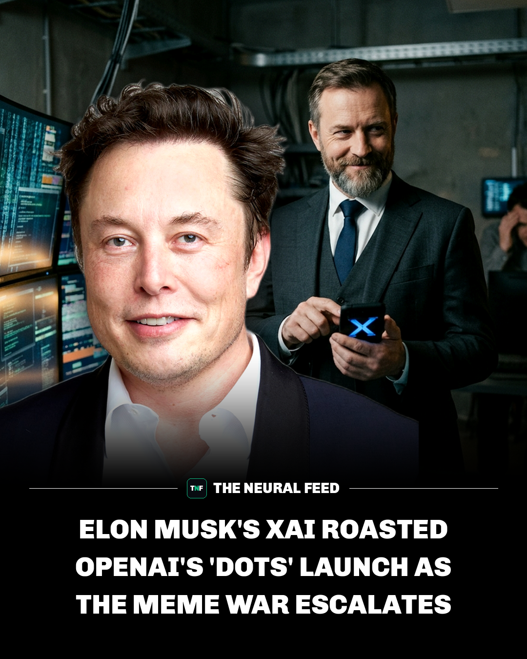 Elon Musk's xAI Roasted OpenAI's 'Dots' Launch as the Meme War Escalates – Neural Snap