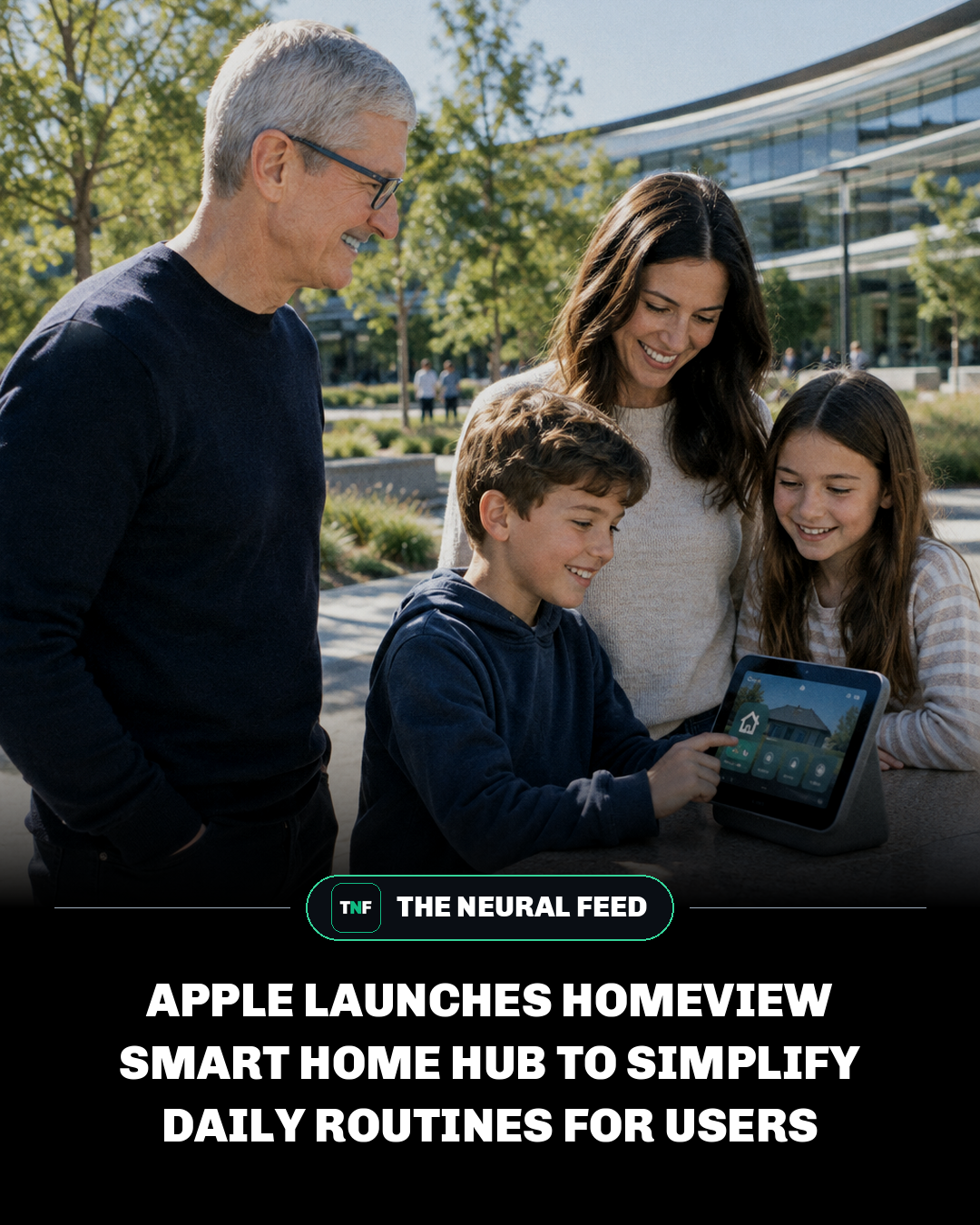 Apple Launches Homeview Smart Home Hub to Simplify Daily Routines for Users